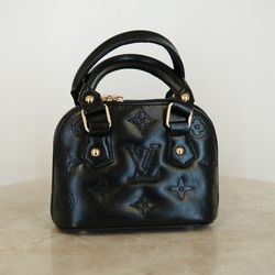 کیف دستی دخترانه دو دسته گلدوزی با بند دوشی کتان