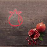 چراغ نئونی دیواری آرن تیم طرح انار