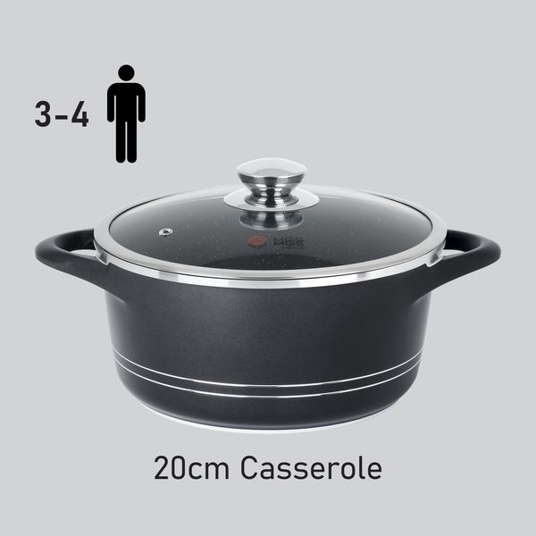 قابلمه ام جی اس سری ایتالیا مدل B سایز 20