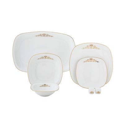 سرویس غذاخوری چینی کوئین طلایی