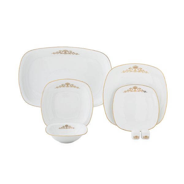 سرویس غذاخوری چینی کوئین طلایی