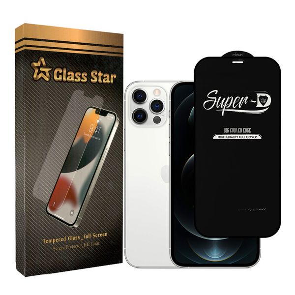محافظ صفحه نمایش گلس استار مدل STAR-SUPER-D مناسب برای گوشی موبایل اپل iPhone 12 Pro Max