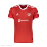 ست تی شرت و شورت ورزشی مردانه طرح منچستریونایتد مدل 2022