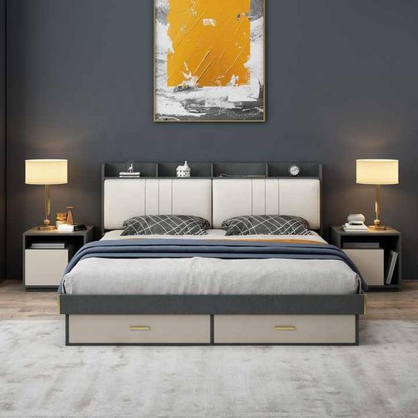 تخت خواب دو نفره مدل توپولوف d سایز 160×200 سانتی متر