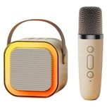 اسپیکر بلوتوثی قابل حمل مدل KARAOKE به همراه میکروفن