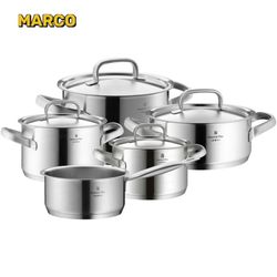 سرویس قابلمه 9 پارچه دبلیو ام اف WMF Gourmet Plus ضمانت اصالت کالا و ارسال فوری و رایگان /گارانتی 18 ماهه مارکو تجارت