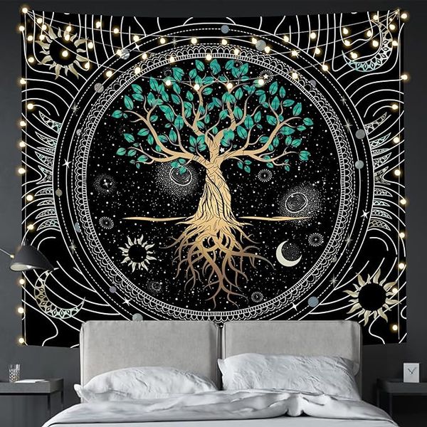 پوستر پارچه ای فیانی مدل بک دراپ درخت زندگی کد F134