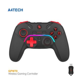 دسته بازی بی‌سیم ای فورتک مدل Bloody GPW70