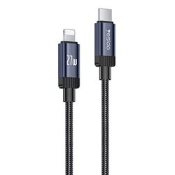 کابل تبدیل USB-C به لایتنینگ یسیدو مدل CA204 27W طول 1 متر