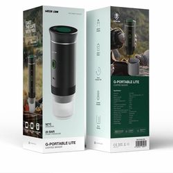 اسپرسو ساز پرتابل مسافرتی گرین لاین مدل Green Lion Coffee Maker Lite GNCOFMKLTBK