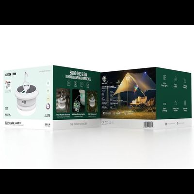 چراغ و ریسه 10 متری کمپینگ خورشیدی گرین لاین Green Lion Solar LED Lumex Camping Light