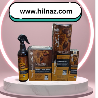 شامپو + ماسک + روغن + اسپری دوفاز آرگان (ضمانت بازگشت وجه 7 روزه )
