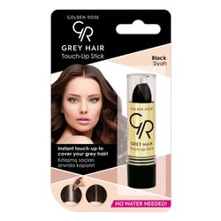 استیک پوشاننده ی موهای سفید - رژ مو رنگ مشکی Black
