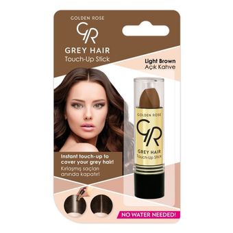 استیک پوشاننده ی موهای سفید - رژ مو رنگ قهوه ای روشن Light Brown