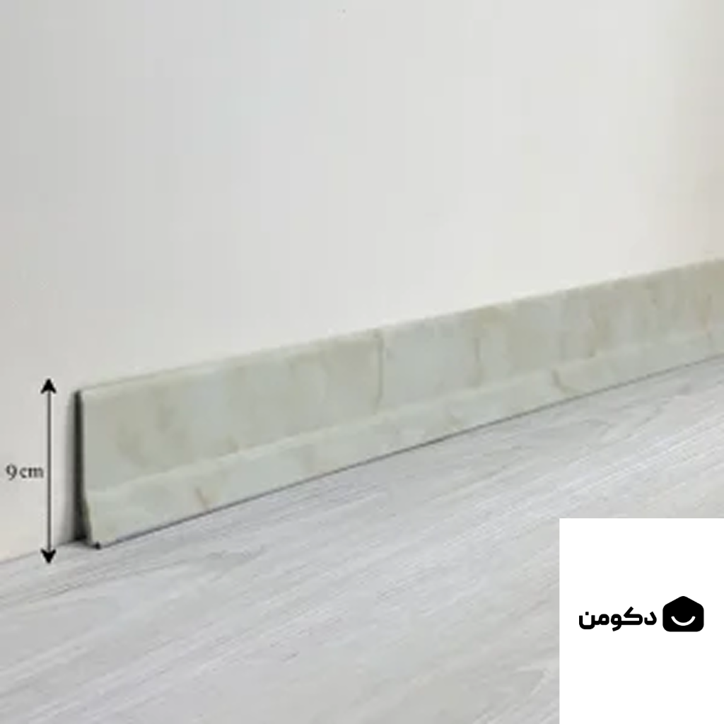قرنیز | پی وی سی | 9سانت | قرنیز سفید شیری 2