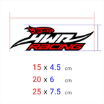 برچسب چاپی برش خورده مدل HWR Racing کد 0093