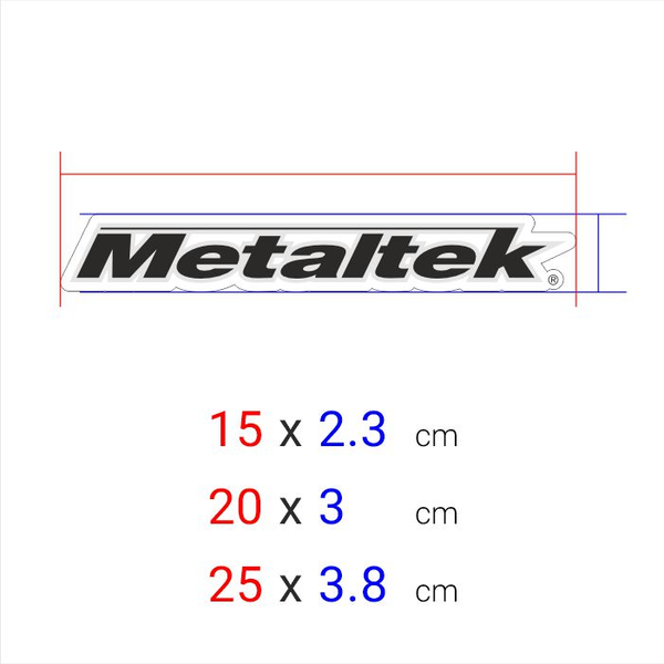 برچسب چاپی برش خورده مدل metaltek کد 0075