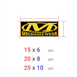 برچسب چاپی برش خورده مدل mechanix کد 0083