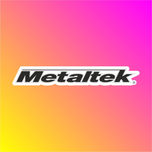 برچسب چاپی برش خورده مدل metaltek کد 0075