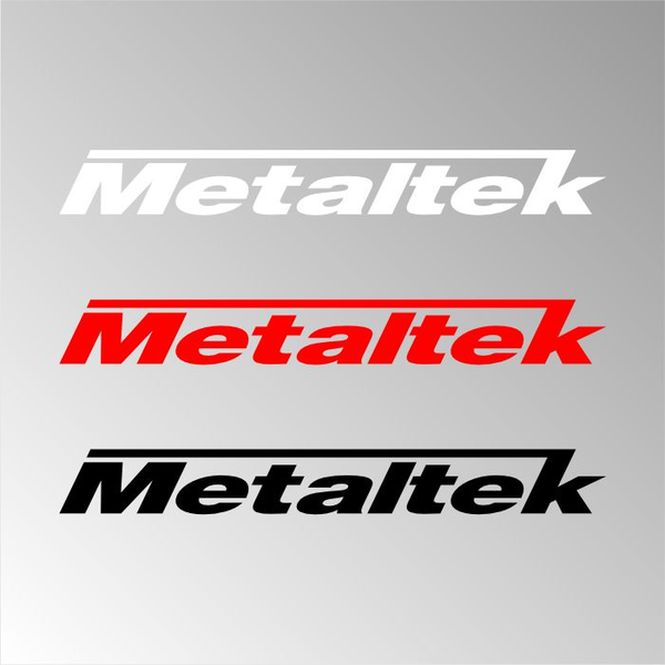 برچسب برش خورده مدل metaltek کد 0074