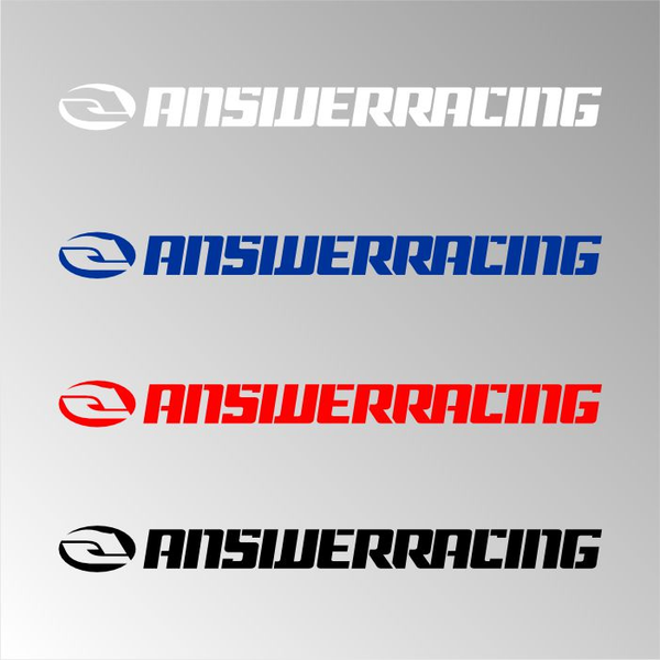 برچسب برش خورده مدل Answer Racing کد 0090