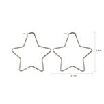 گوشواره زنانه طرح ستاره کد 1235