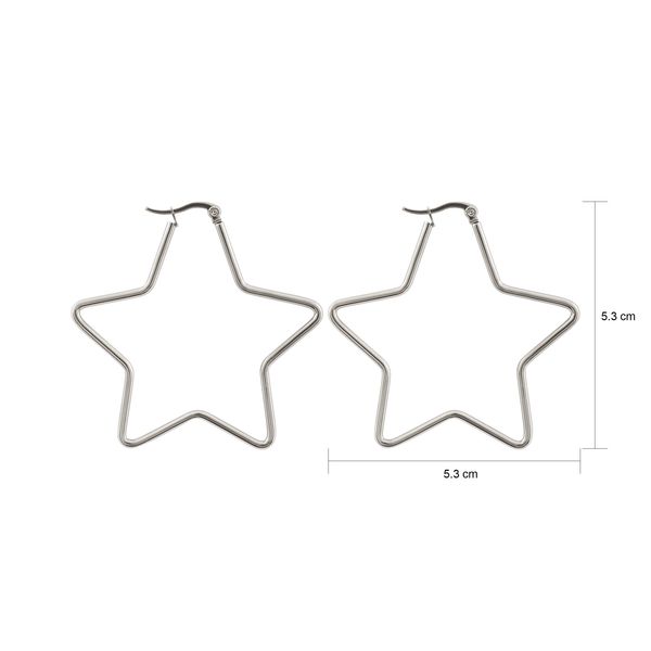 گوشواره زنانه طرح ستاره کد 1235