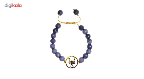 دستبند طرح ماه تولد آبان کد 1242