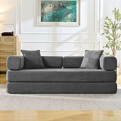 مبل تختخواب شو 3 نفره کف 35 کیلویی پارچه ایرانی