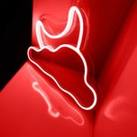 تابلو نئون فلکسی طرح ابر و ماه مدل A1