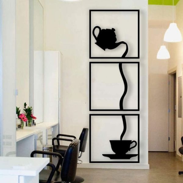 دیوارکوب مدل چوبی چای و فنجان کد T72-1