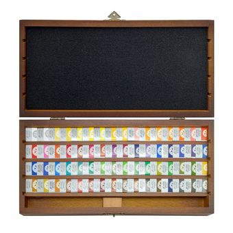 آبرنگ 64 رنگ افرا جعبه چوبی