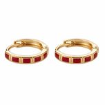 گوشواره حلقه‌ای زنانه مدل MDSS-CH8090