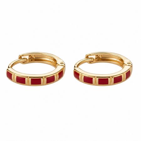 گوشواره حلقه‌ای زنانه مدل MDSS-CH8090