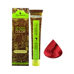 رنگ موی ماکادامیا شماره 7.666 حجم 100 میلی لیتر رنگ قرمز