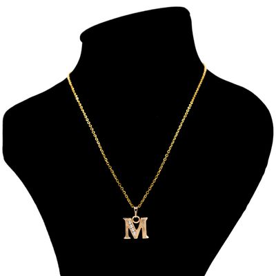گردنبند بهارگالری مدل حرف M*372