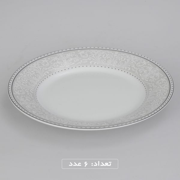 سرویس چینی 35 پارچه غذاخوری چینی زرین ایران طرح شهرزاد مدل ورونا درجه عالی