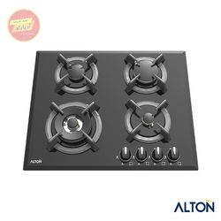 اجاق گاز توکار شیشه‌ای مشکی 4 شعله ایرانی G-403N آلتون ALTON