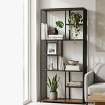 شلف و کتابخانه shk03 ابعاد 80*33*180