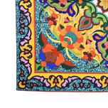 رومیزی مدل مخمل طرح کاشی کد 148