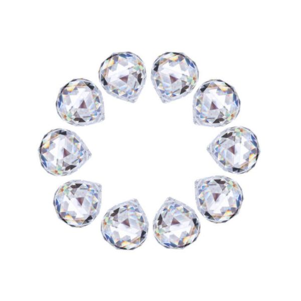 کریستال لوستر مدل گوی کد 30 بسته 10 عددی