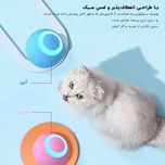 اسباب بازی سگ و گربه مدل توپ متحرک طرح هوشمند