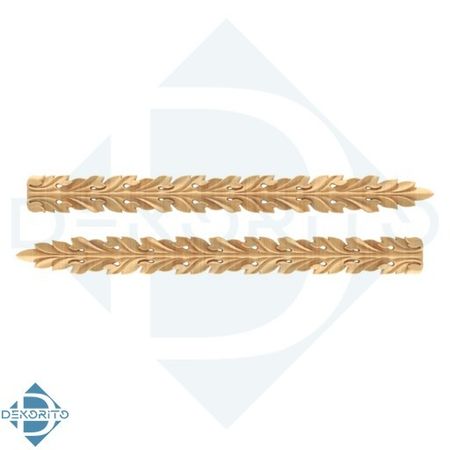 گل منبت راش کد H118 - 450*40*15