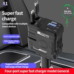 شارژر فندکی 120 وات کد 4in1