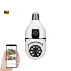 دوربین لامپی دو لنز چرخشی V380Pro