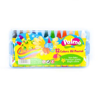 پاستل 12 رنگ پالمو