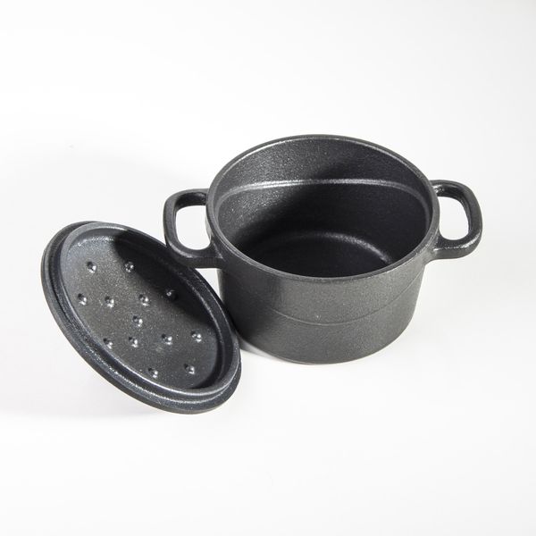 قابلمه چدن نالینو مدل Feleti سایز 10 به همراه استند چوبی