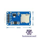 ماژول کارت‌خوان MicroSD با رابط SPI