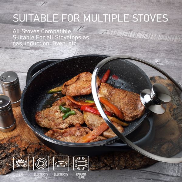 تابه ام جی اس مدل ITALY B سایز 28