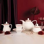 سرویس غذاخوری 108 پارچه چینی زرین ایران سری شهرزاد مدل سپینود درجه یک